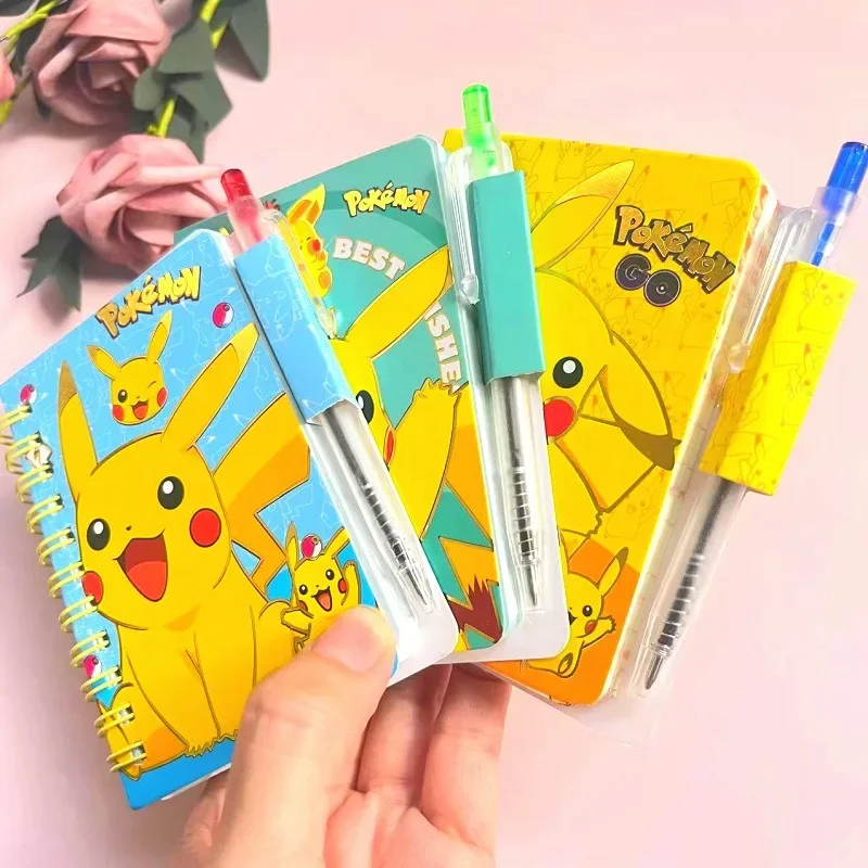 Laptop Accessories For Girls - Zestaw notesu Pokemon Pikachu z długopisem,
