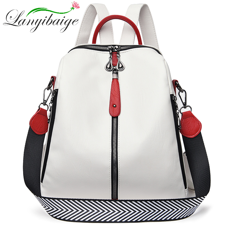 Laptop Accessories For Girls - Modny plecak kobiety plecak z miękkiej