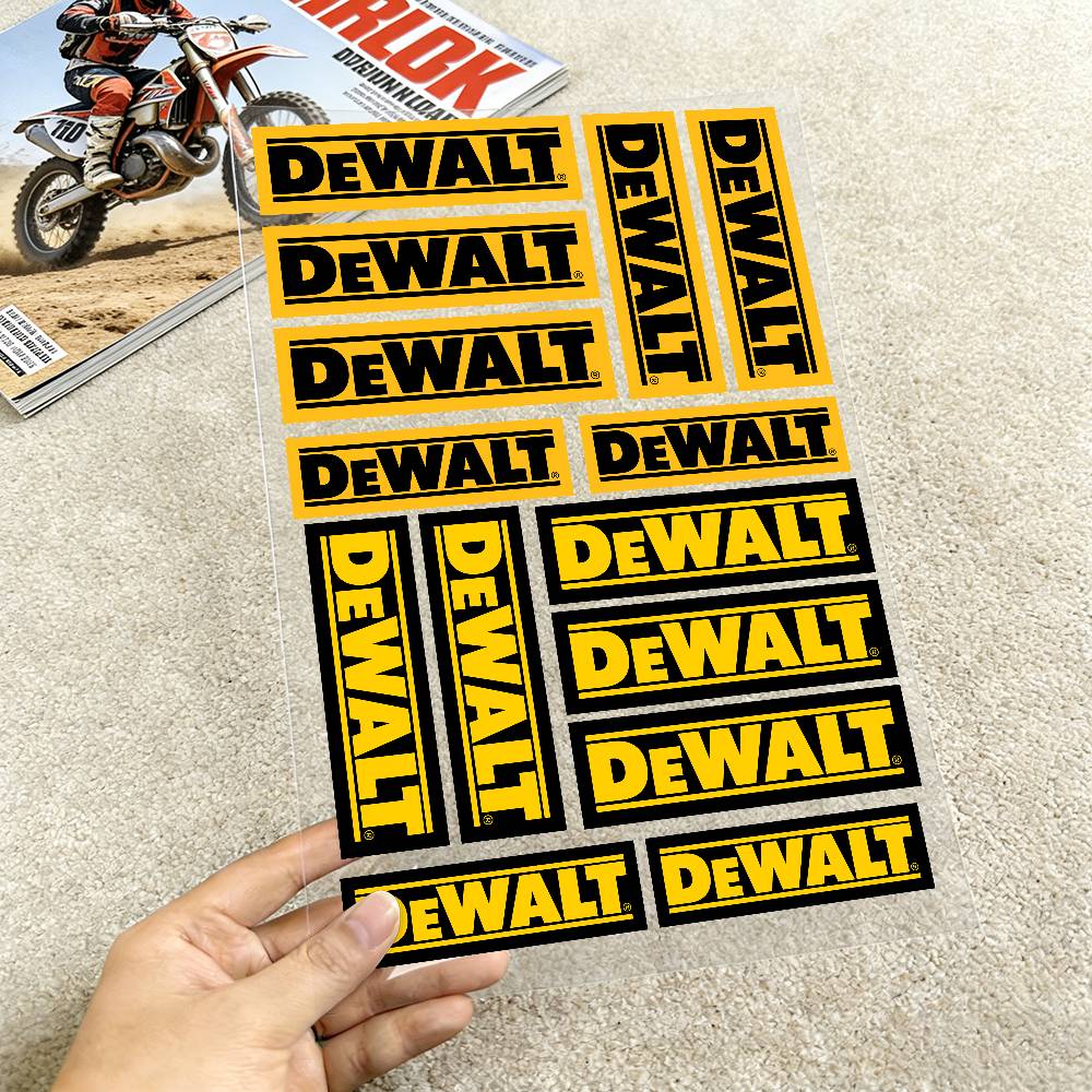 Laptop Accessories Ideas - Naklejki Moto Naklejka na DeWalt, do
