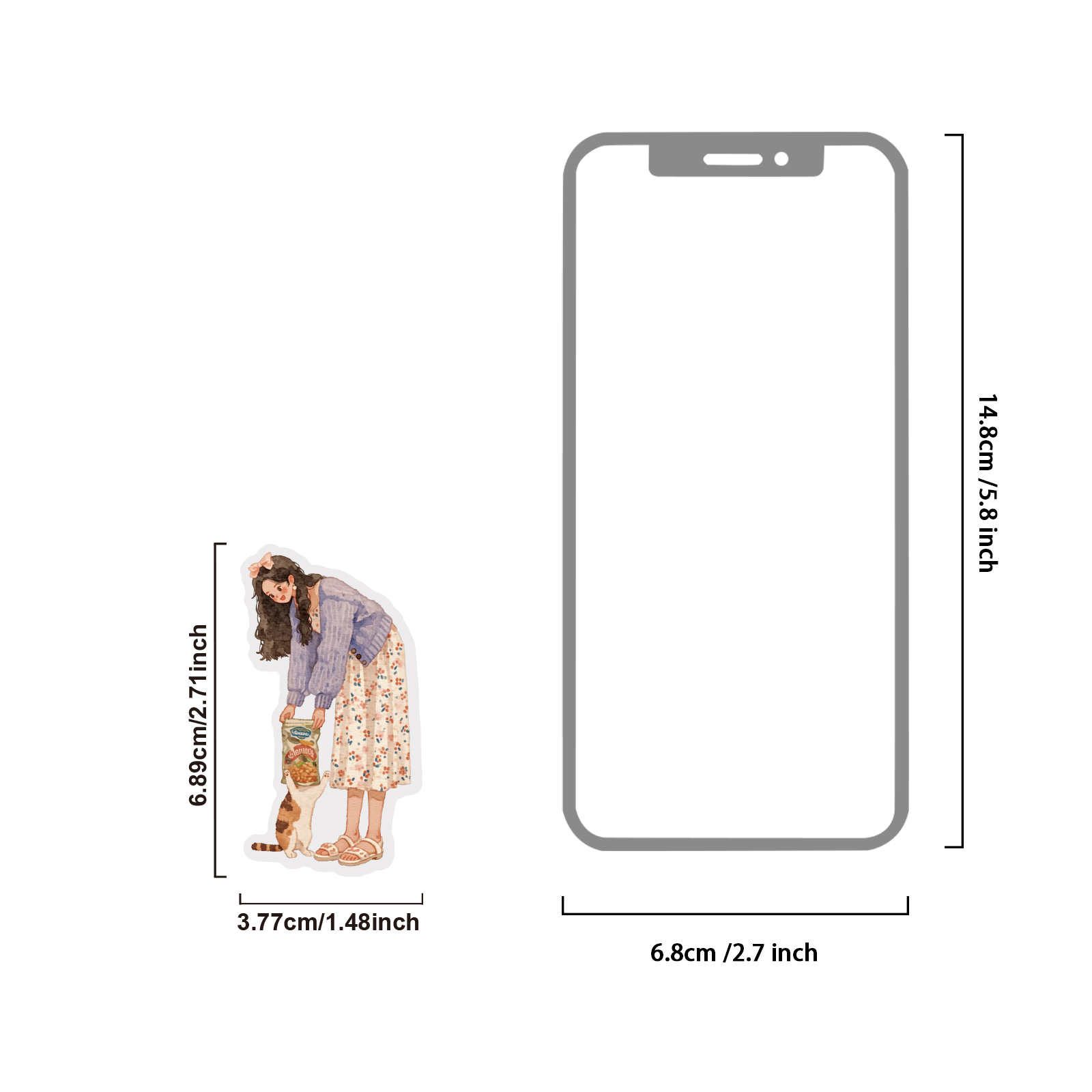 Etori Life 15 szt. naklejek z  – Laptop Accessories For Girls recenzja i cena