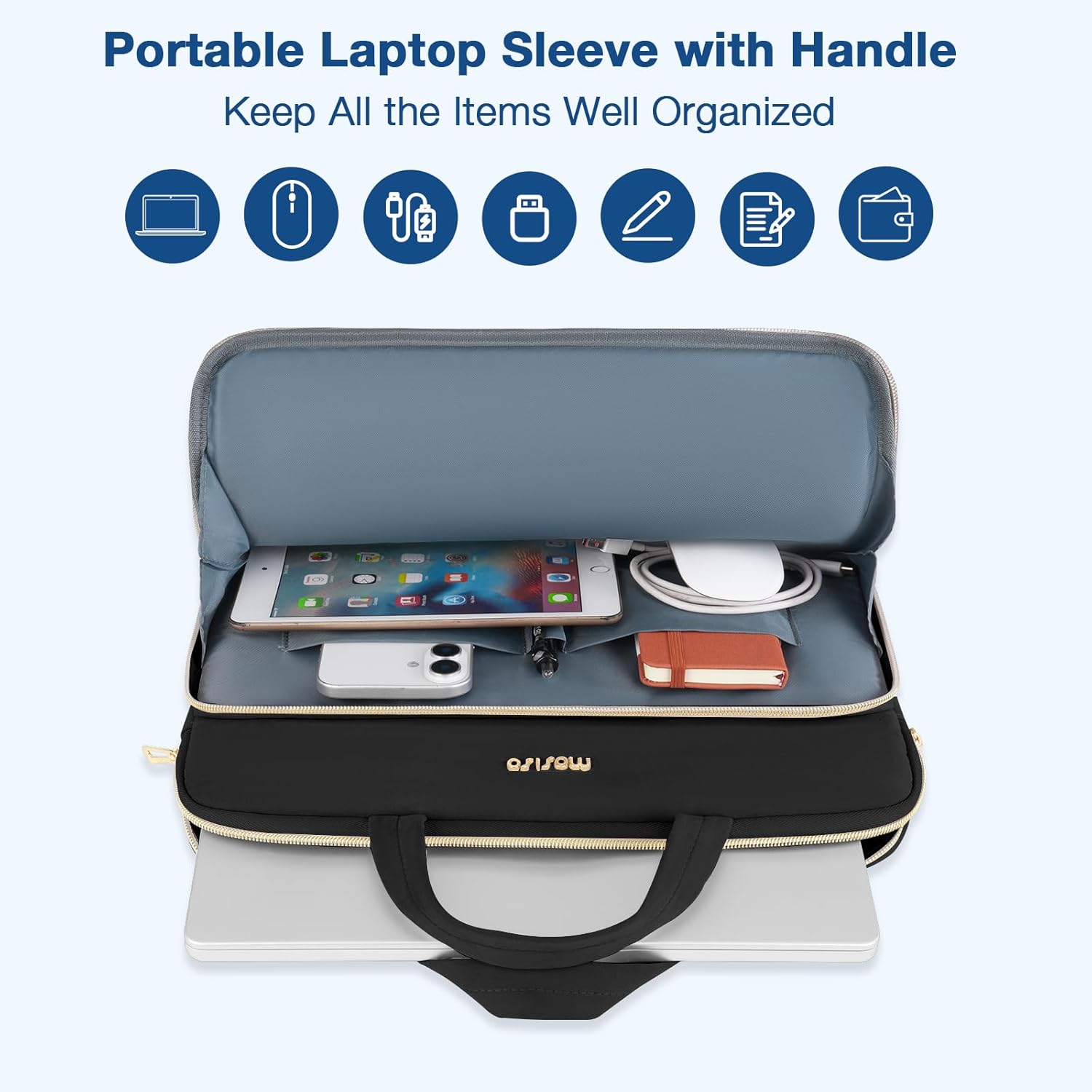 Etui na laptopa MOSISO 16 cali – Laptop Accessories Travel Case recenzja i cena