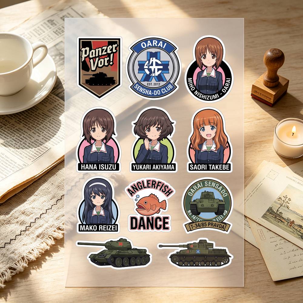 Naklejki motocyklowe Anime Gir – Laptop Accessories For Girls recenzja i cena