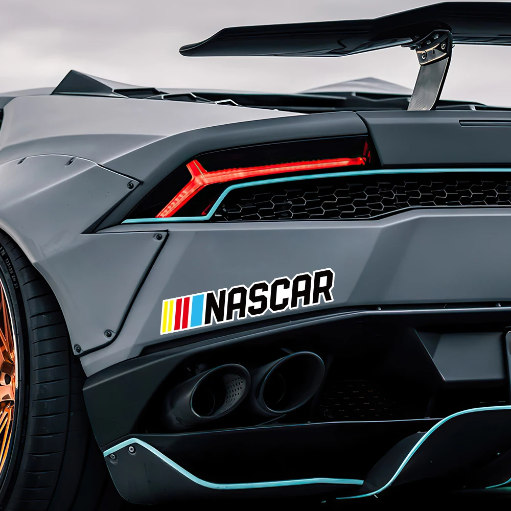 2 szt. NASCAR wyścigi naklejki – Laptop Accessories Ideas recenzja i cena