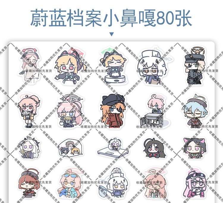 80 szt. Naklejek Anime Blue Ar – Laptop Accessories recenzja i cena