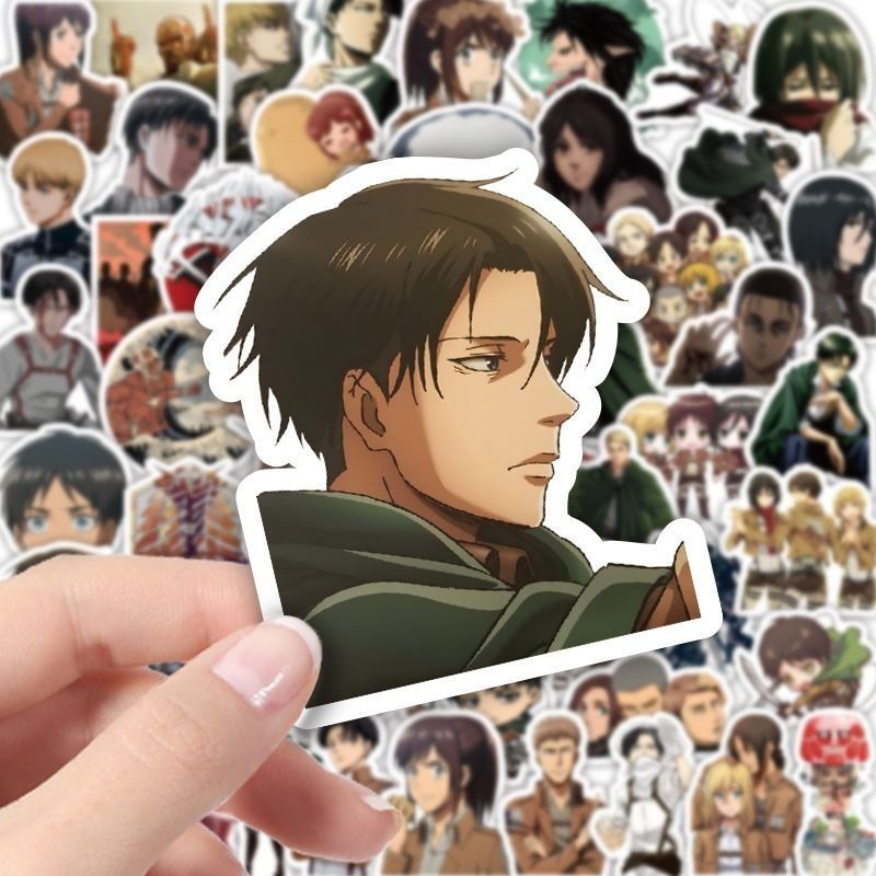 60 szt. Naklejek Anime Atak Ty – Laptop Accessories recenzja i cena
