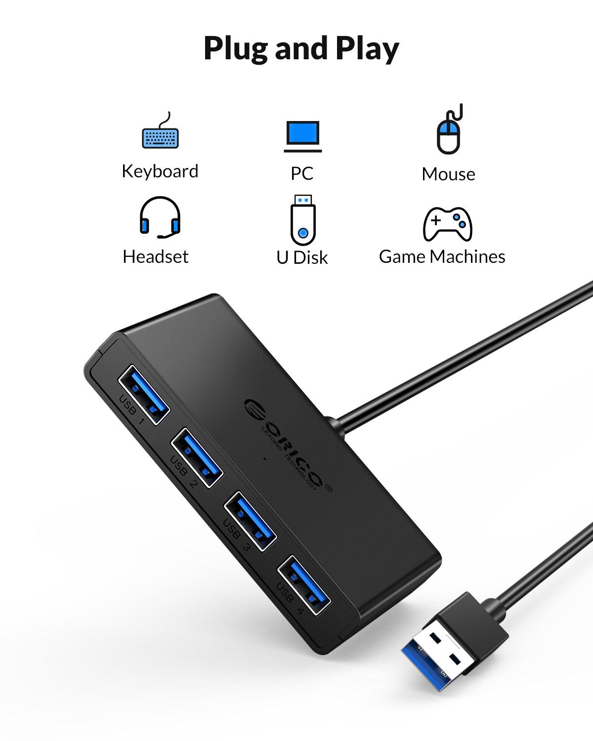 ORICO Hub USB 4 Porty Rozdziel – Laptop Accessories Ideas recenzja i cena