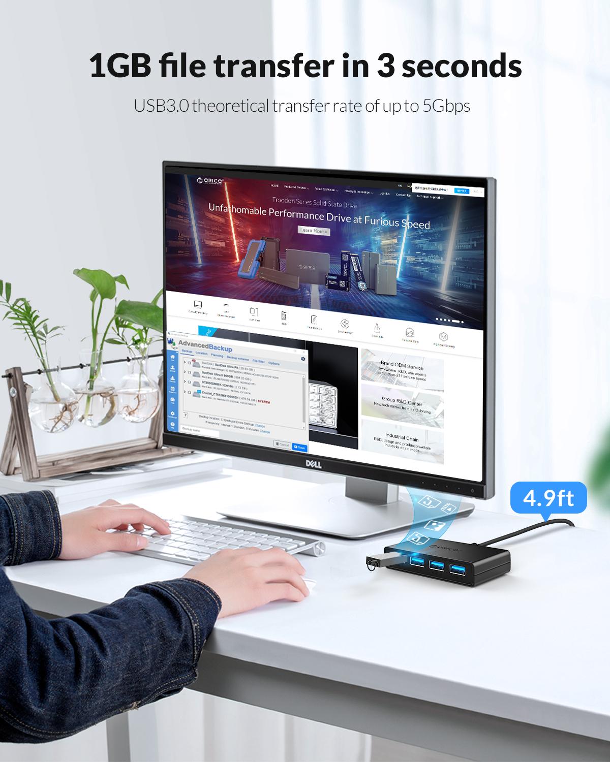ORICO Hub USB 4 Porty Rozdziel – Laptop Accessories Ideas recenzja i cena