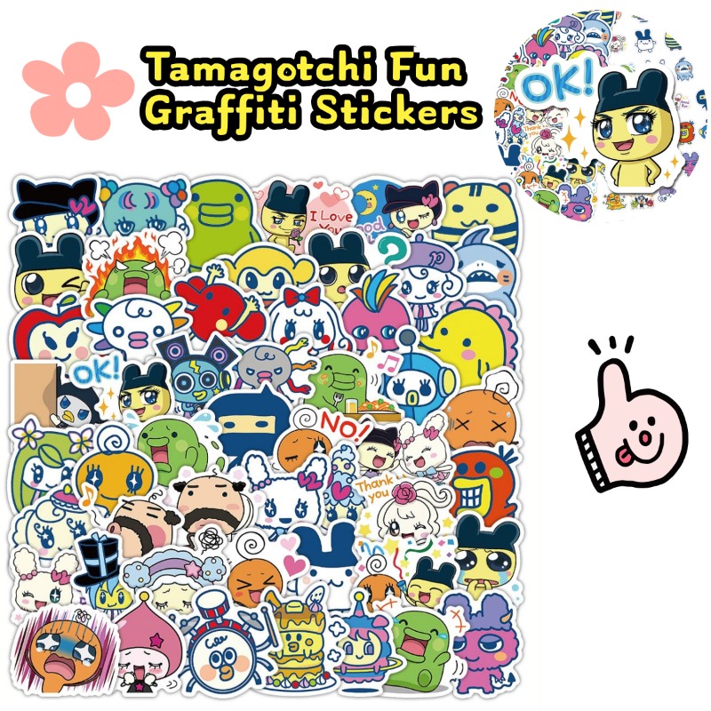 Japońskie naklejki Tamagotchi, – Laptop Accessories recenzja i cena