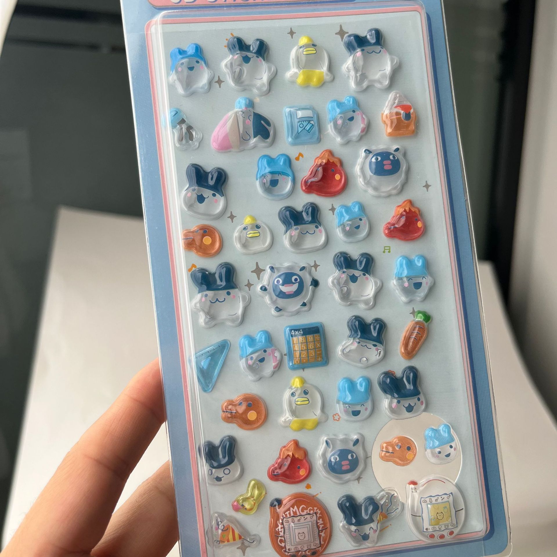 Urocze naklejki 3D Tamagotchi, – Laptop Accessories recenzja i cena