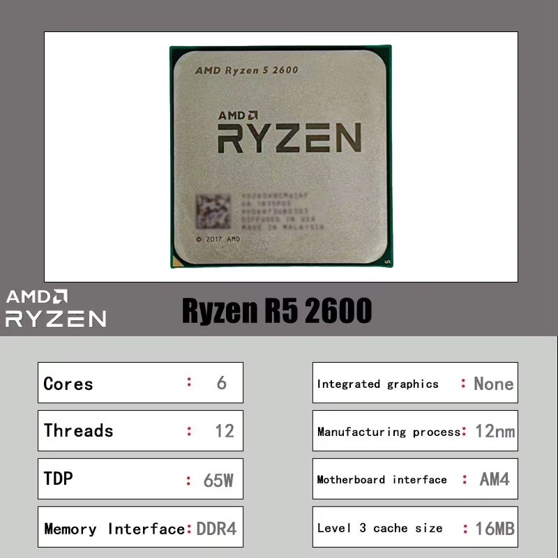AMD Ryzen 5 2600 CPU w wersji  – Amd Cpu Ryzen 5 recenzja i cena